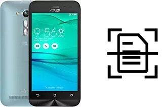 Dokument auf einem Asus Zenfone Go ZB452KG scannen