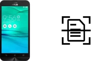 Dokument auf einem Asus ZenFone Go ZB500KG scannen