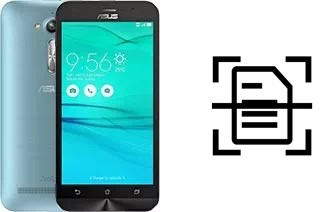 Dokument auf einem Asus Zenfone Go ZB500KL scannen