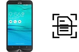 Dokument auf einem Asus Zenfone Go ZB551KL scannen