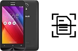 Dokument auf einem Asus Zenfone Go ZC451TG scannen