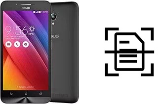 Dokument auf einem Asus Zenfone Go ZC500TG scannen