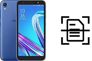 Dokument auf einem Asus ZenFone Live (L1) ZA550KL scannen