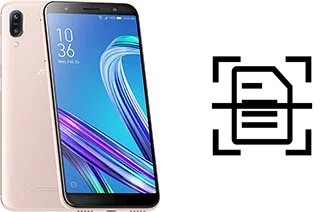 Dokument auf einem Asus Zenfone Max (M1) ZB555KL scannen