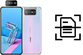 Dokument auf einem Asus Zenfone 7 ZS670KS scannen