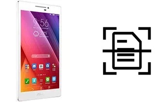 Dokument auf einem Asus Zenpad 7.0 Z370CG scannen