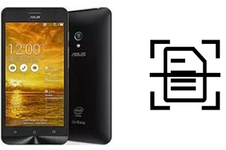 Dokument auf einem Asus Zenfone 5 Lite A502CG (2014) scannen