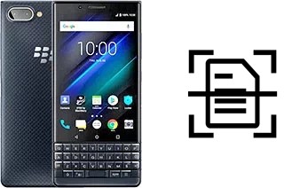 Dokument auf einem BlackBerry KEY2 LE scannen