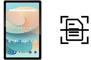 Dokument auf einem Blackview Tab 11 scannen