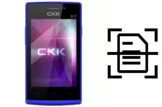 Dokument auf einem CKK-mobile CKK mobile S17 scannen