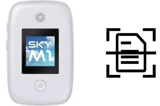 Dokument auf einem Cloud Mobile Sky M1 scannen