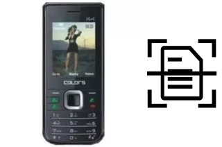 Dokument auf einem Colors Mobile CG301 scannen