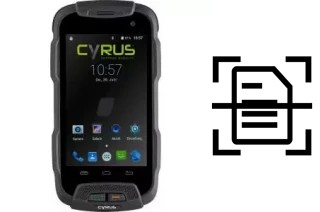 Dokument auf einem Cyrus CS23 scannen