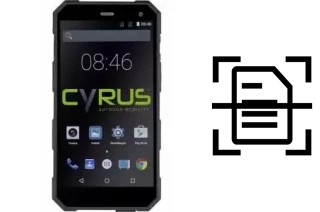 Dokument auf einem Cyrus CS24 scannen