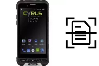 Dokument auf einem Cyrus CS35 scannen