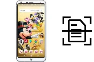 Dokument auf einem Disney mobile DM-01K scannen