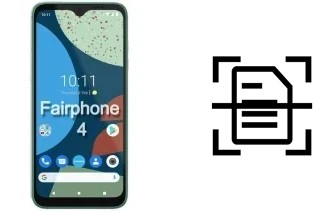 Dokument auf einem Fairphone 4 scannen