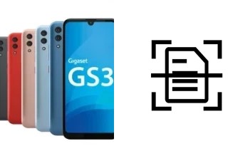 Dokument auf einem Gigaset GS3 scannen