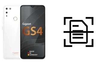 Dokument auf einem Gigaset GS4 scannen