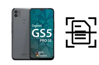 Dokument auf einem Gigaset GS5 PRO SE scannen