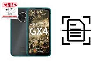 Dokument auf einem Gigaset GX4 PRO scannen