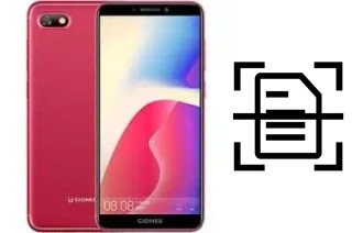 Dokument auf einem Gionee F205 Pro scannen