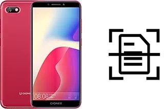 Dokument auf einem Gionee F205 scannen