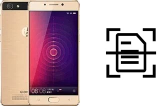 Dokument auf einem Gionee Steel 2 scannen