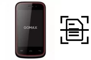 Dokument auf einem Gomax Infinite GS6 scannen