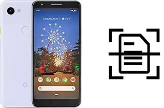 Dokument auf einem Google Pixel 3a XL scannen