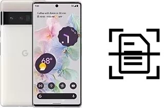 Dokument auf einem Google Pixel 6 Pro scannen