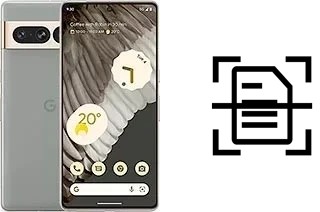 Dokument auf einem Google Pixel 7 Pro scannen