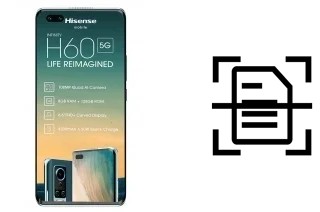 Dokument auf einem HiSense H60 5G scannen