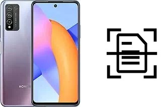 Dokument auf einem Honor 10X Lite scannen