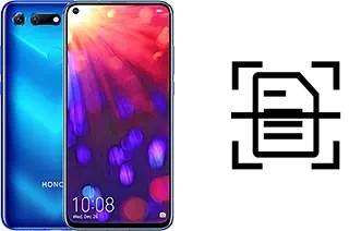 Dokument auf einem Honor View 20 scannen