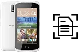 Dokument auf einem HTC Desire 326G dual sim scannen