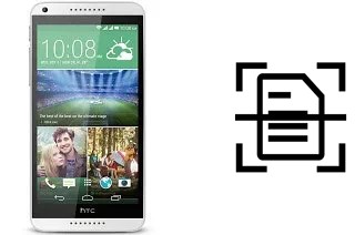 Dokument auf einem HTC Desire 816G dual sim scannen