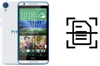 Dokument auf einem HTC Desire 820s dual sim scannen