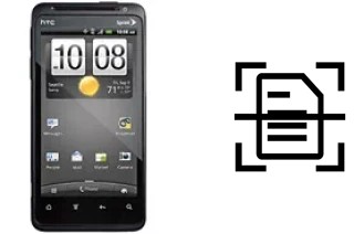 Dokument auf einem HTC EVO Design 4G scannen