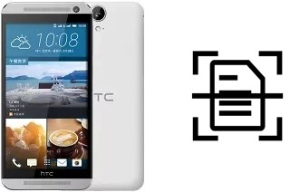 Dokument auf einem HTC One E9 scannen