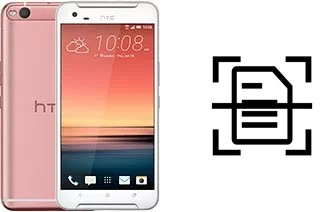 Dokument auf einem HTC One X9 scannen