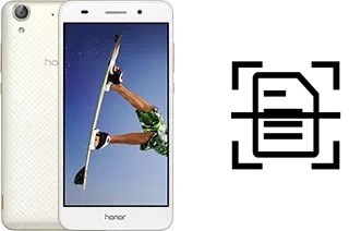 Dokument auf einem Huawei Honor Holly 3 scannen