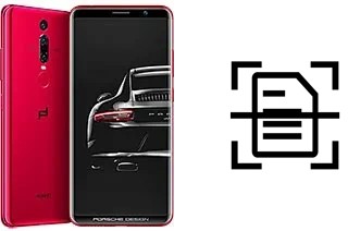 Dokument auf einem Huawei Mate RS Porsche Design scannen