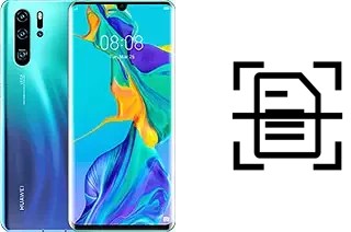 Dokument auf einem Huawei P30 Pro scannen