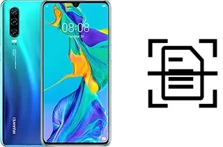 Dokument auf einem Huawei P30 scannen