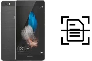 Dokument auf einem Huawei P8lite ALE-L04 scannen