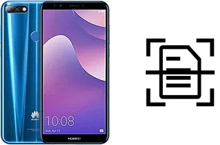 Dokument auf einem Huawei Y7 Prime (2018) scannen