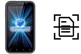 Dokument auf einem Icemobile Prime scannen