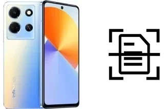 Dokument auf einem Infinix Note 30 scannen