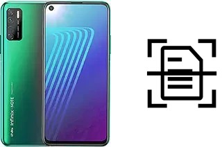 Dokument auf einem Infinix Note 7 Lite scannen
